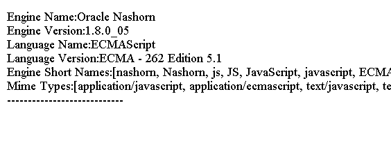 Java 脚本引擎
