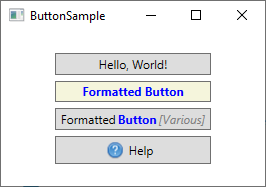 WPF教程之 Button控件