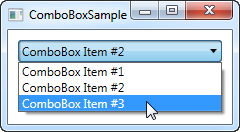 WPF教程之 ComboBox控件