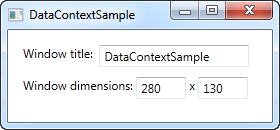WPF教程之 DataContext 控件