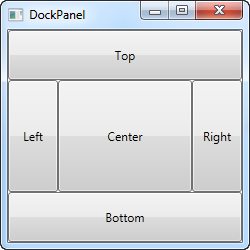 WPF教程之 DockPanel控件