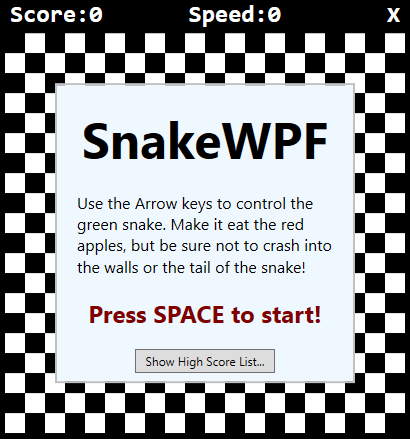 WPF教程之 改善WPF贪吃蛇:加一个高分榜