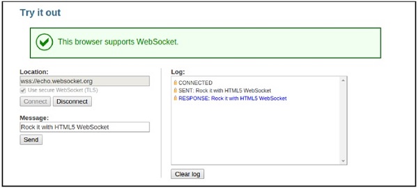 WebSockets-打开连接