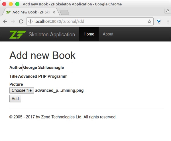 Zend Framework-文件上传
