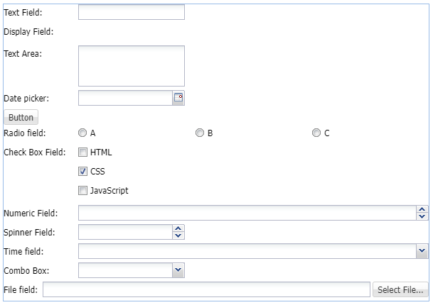 Ext.js：表单（Form）