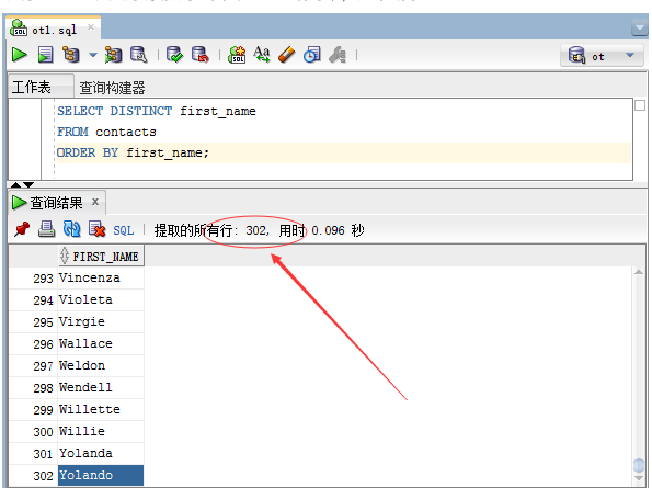 Oracle基础：Distinct用法