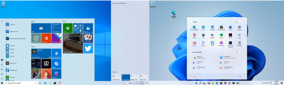 简单聊聊Windows 10 和 11 有什么区别？