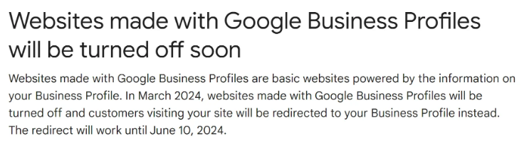 如何在谷歌网站关闭的情况下创建一个像样的单页本地商业网站